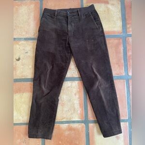 Uniqlo Ankle-Length Corduroy Pants